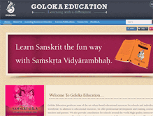 Tablet Screenshot of golokaeducation.com